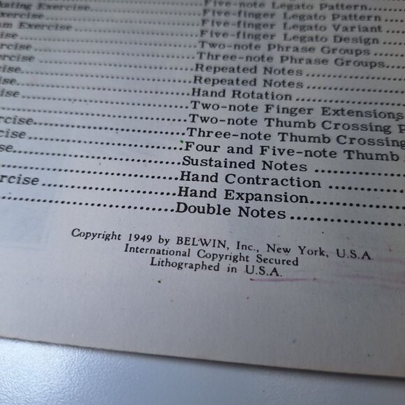 Technic Tricks Piano Book One Schaum Music Vintage Education Teach 1949 - Picture 7 of 11